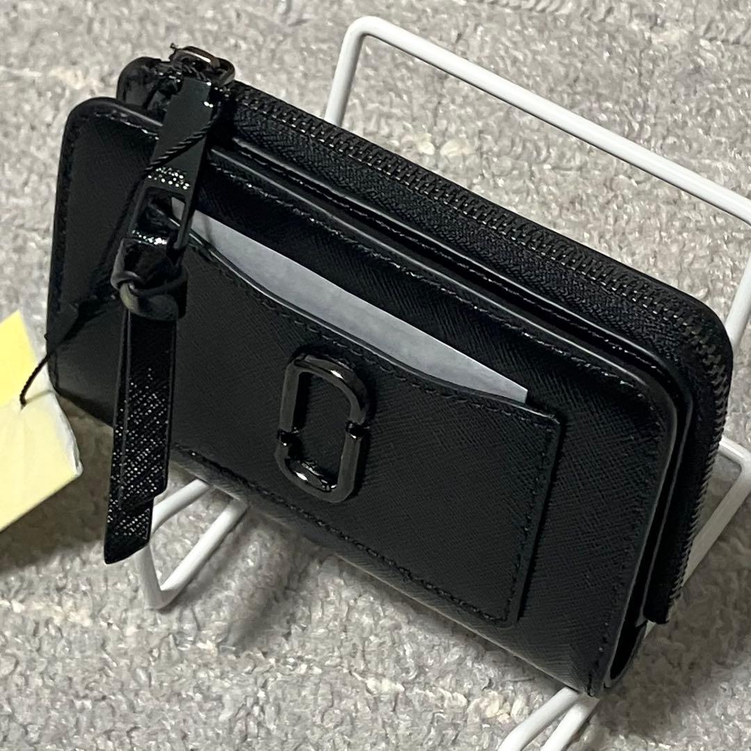 未使用タグ付き！マークジェイコブス［スナップショット］二つ折り財布　ウォレット
