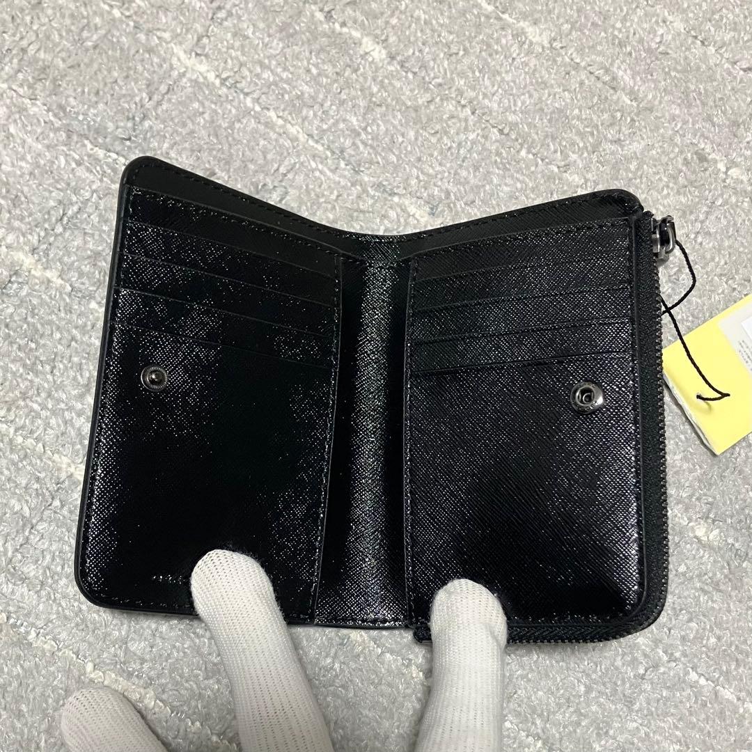 未使用タグ付き！マークジェイコブス［スナップショット］二つ折り財布　ウォレット