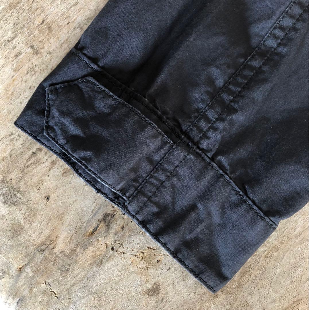 BARNEYS NEWYORK バーニーズニューヨーク　モッズコート　黒　薄手