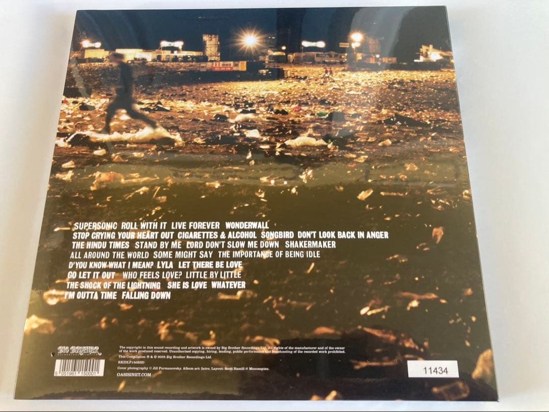 OASIS/ TIME FLIES... 1994-2000（4P限定カラー盤）