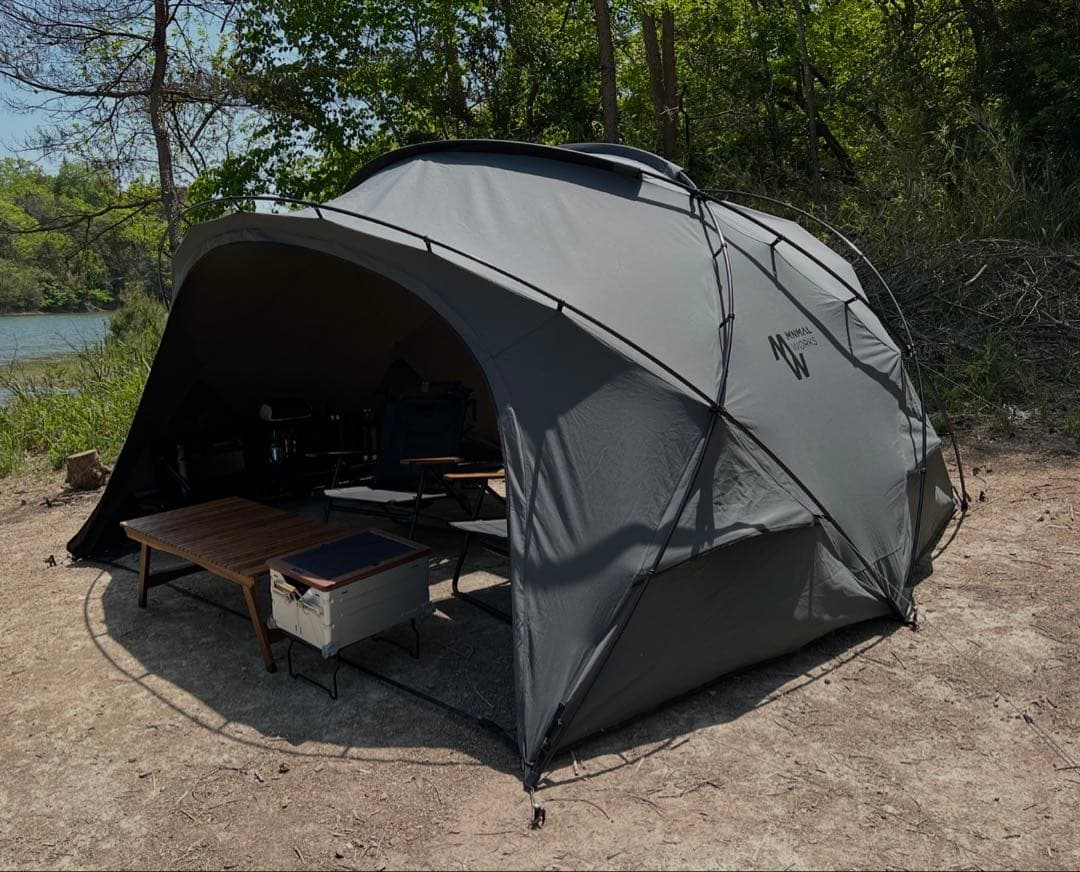 MINIMAL WORKS SHELTER GH チャコール メッシュドア等付属