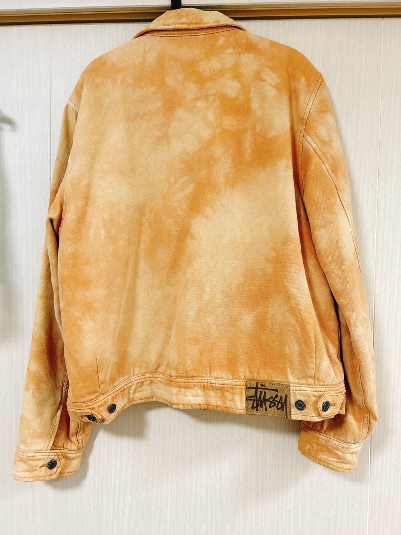 限定価格　Stussy タイダイオレンジ　ブルゾン　ジャンパー　ボア