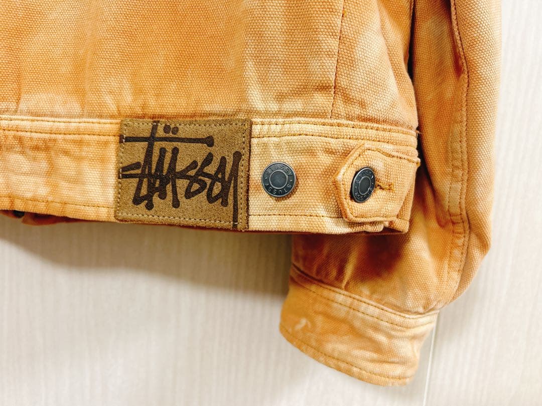 限定価格　Stussy タイダイオレンジ　ブルゾン　ジャンパー　ボア