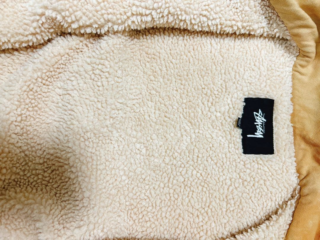 限定価格　Stussy タイダイオレンジ　ブルゾン　ジャンパー　ボア