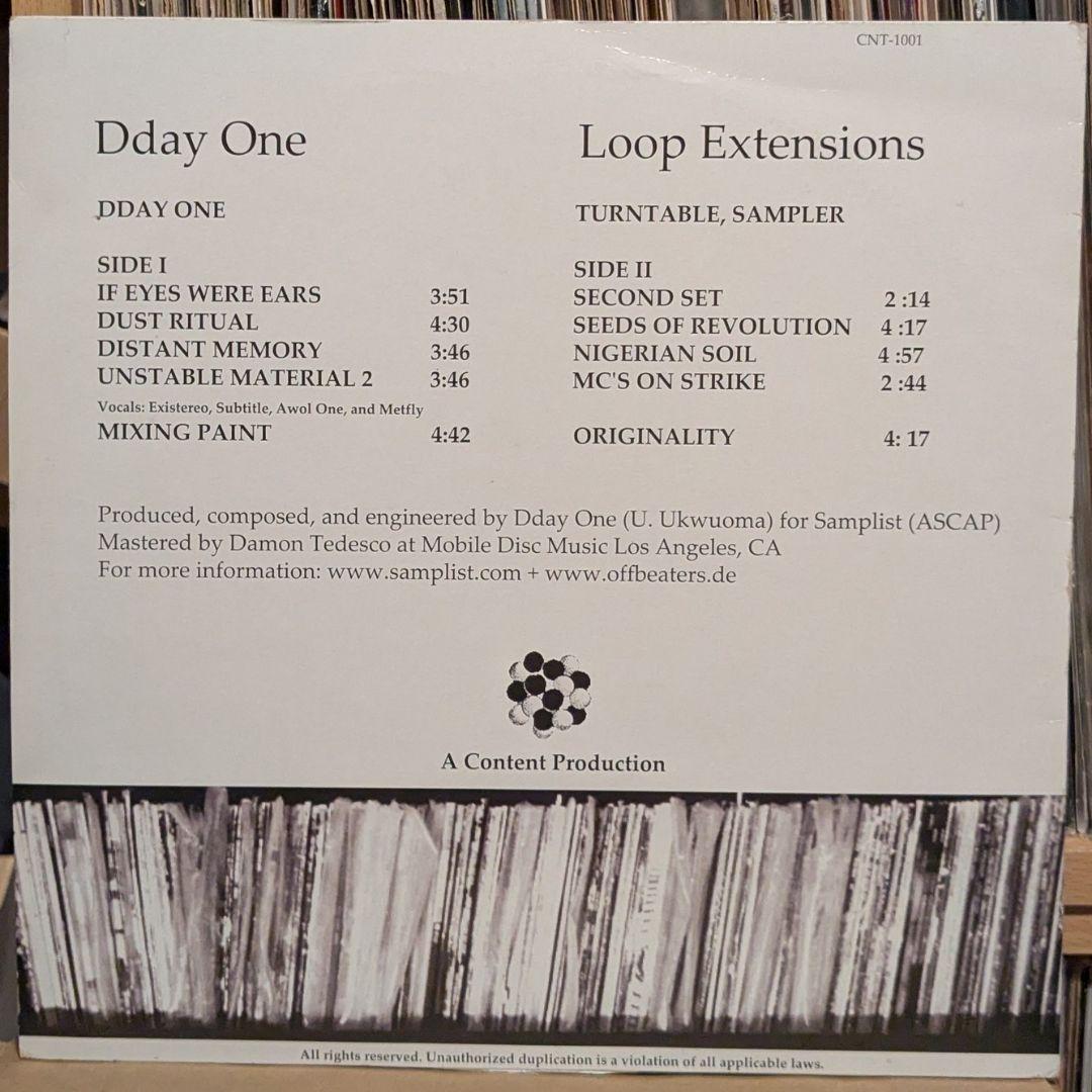 Dday One Loop Extensions レコード