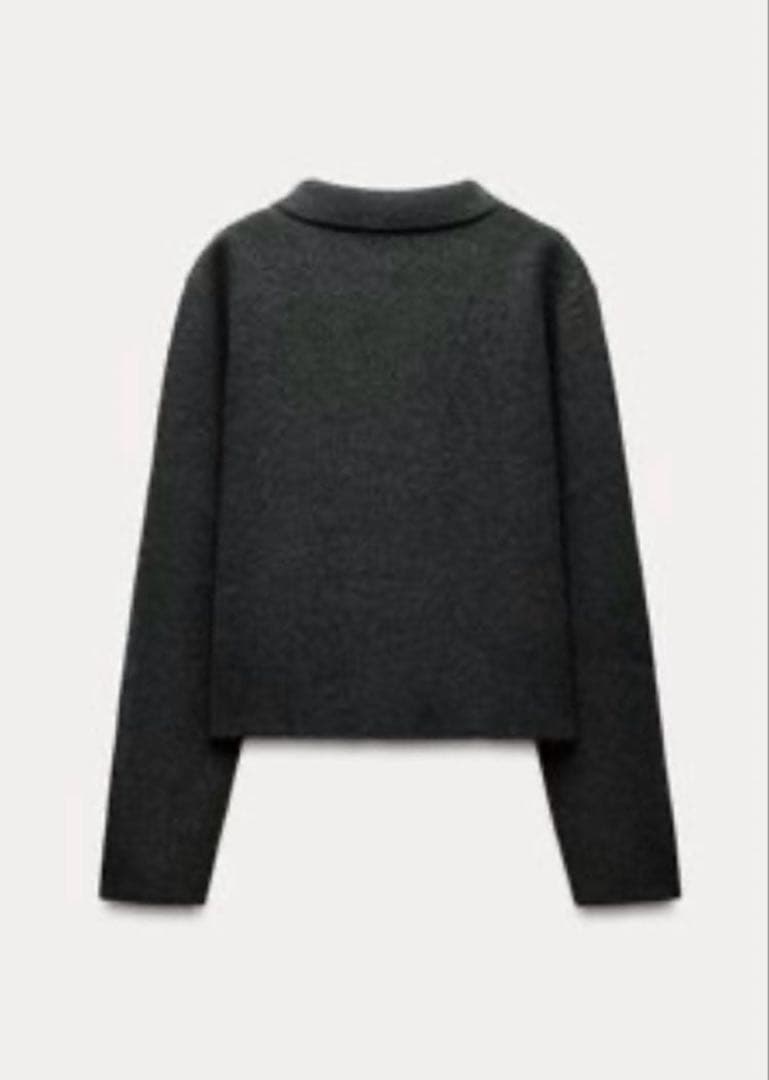 ZARAニットラップカーディガン