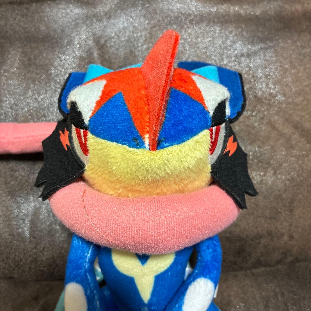 タカラトミー　サトシゲッコウガ　ぬいぐるみ　忍マグネアクション