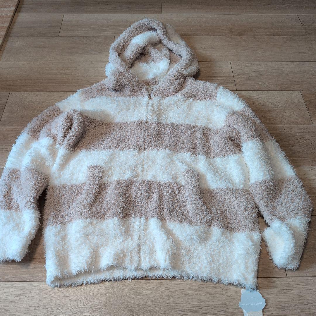 【タグ付き新品】ジェラートピケ　パーカー　ルームウェア