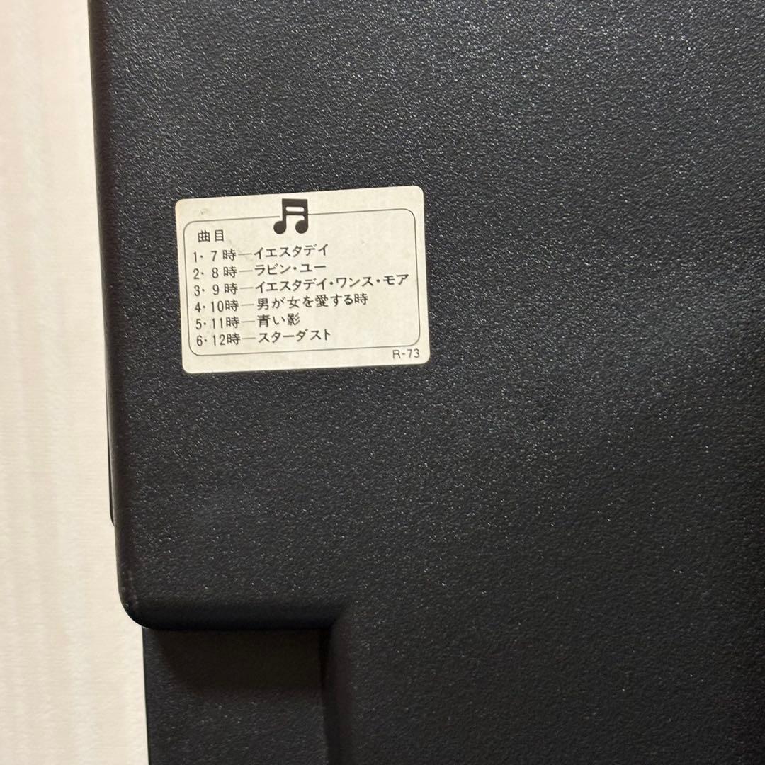 セイコー からくり時計 ディスクドリーム RE532B オルゴール 訳あり