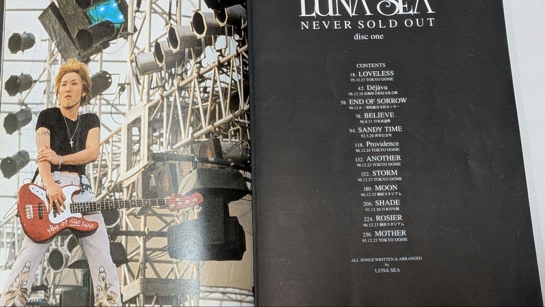 LUNA SEA NEVER SOLD OUT バンドスコア 2冊セット 楽譜