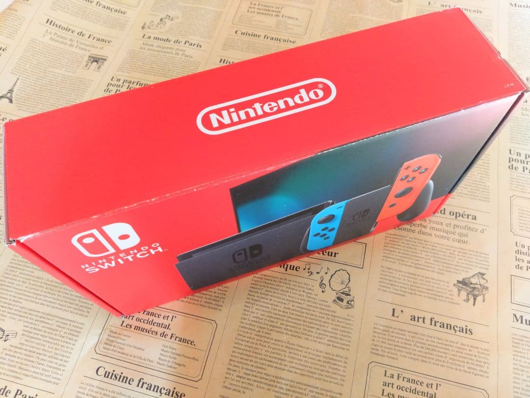 【美品】Nintendo Switch 本体 ネオンブルー/ネオンレッド
