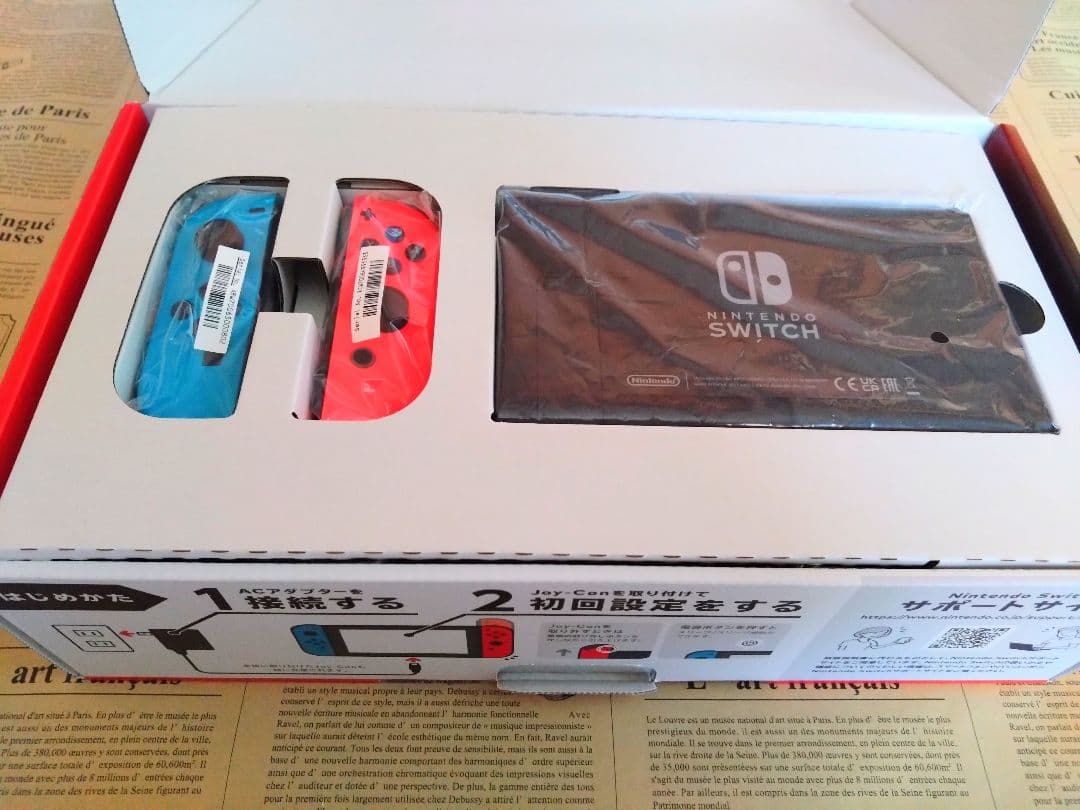 【美品】Nintendo Switch 本体 ネオンブルー/ネオンレッド