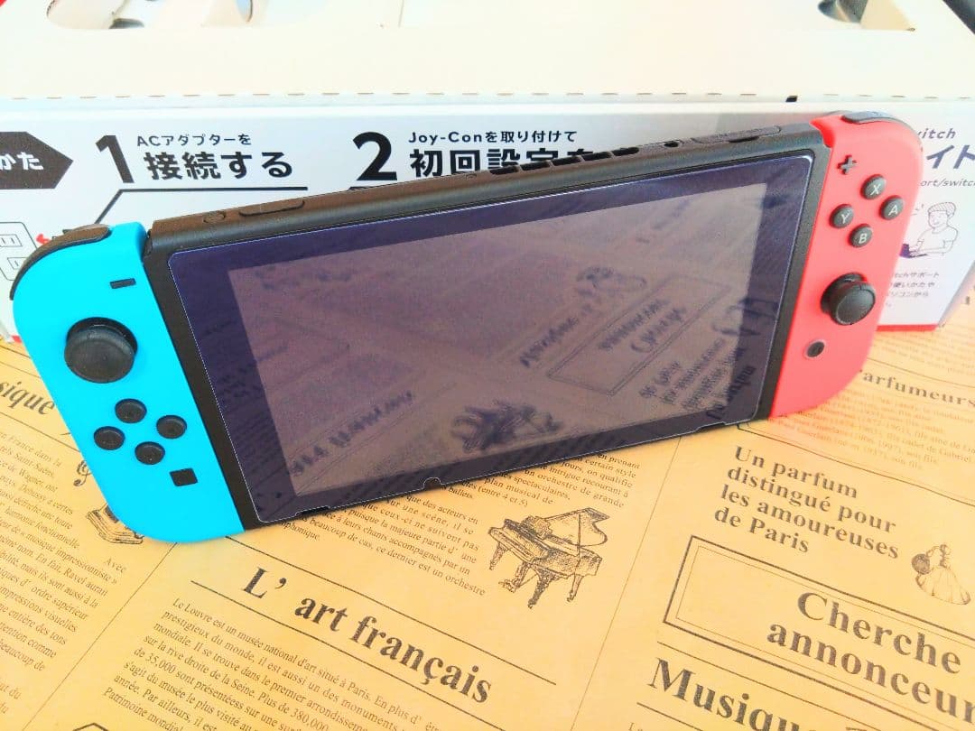 【美品】Nintendo Switch 本体 ネオンブルー/ネオンレッド