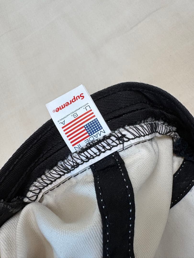 supreme 2-Tone S Logo cap しらたま