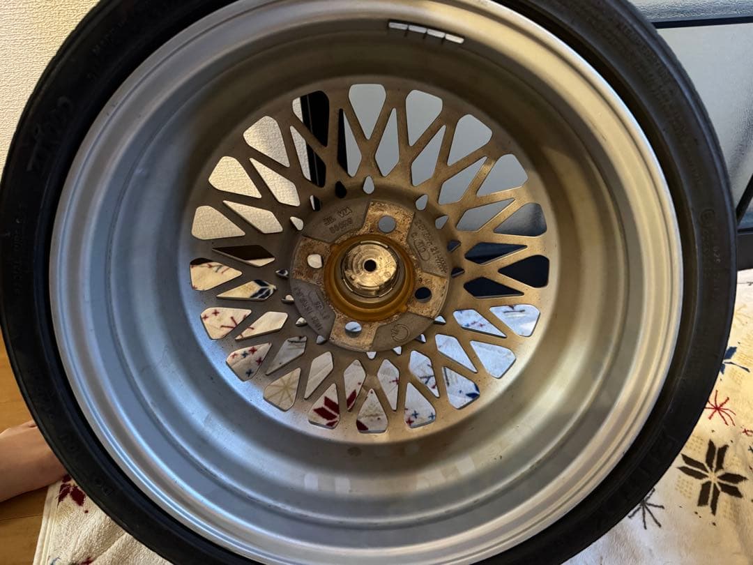 旧車　メッシュホイール 15×5.5J/+35/PCD100 4本セット