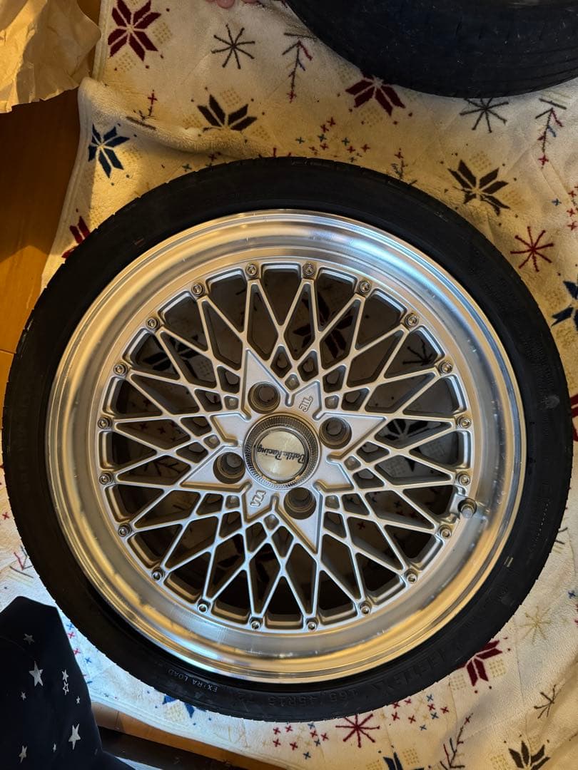 旧車　メッシュホイール 15×5.5J/+35/PCD100 4本セット