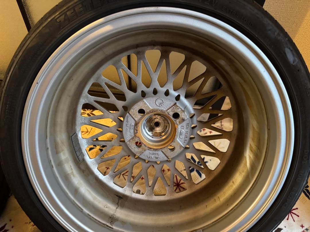 旧車　メッシュホイール 15×5.5J/+35/PCD100 4本セット
