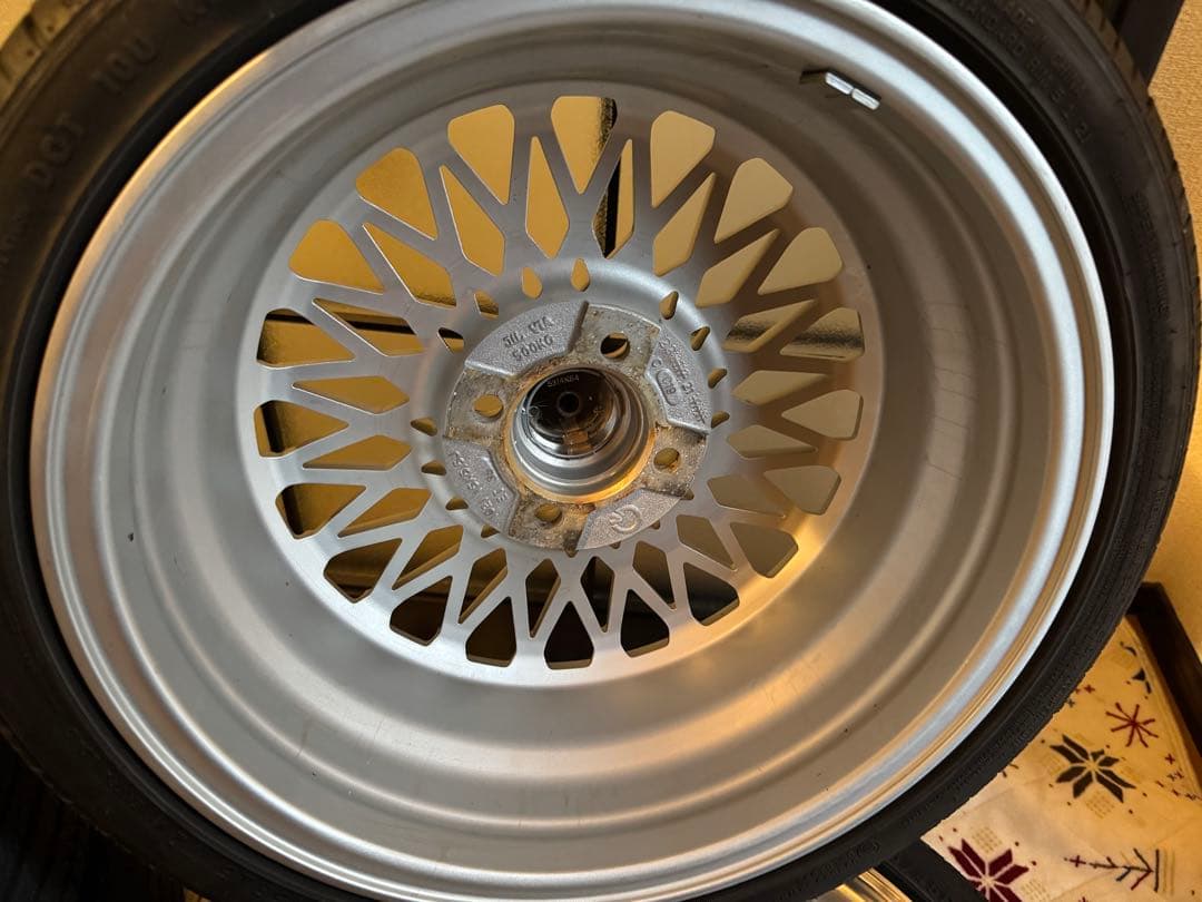 旧車　メッシュホイール 15×5.5J/+35/PCD100 4本セット