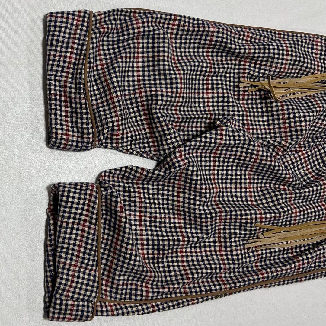 10s mercibeaucoup 12ss チェック サルエルパンツ 平成
