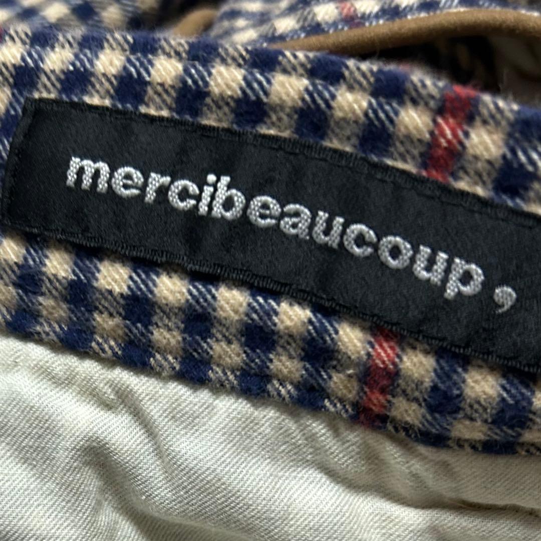 10s mercibeaucoup 12ss チェック サルエルパンツ 平成