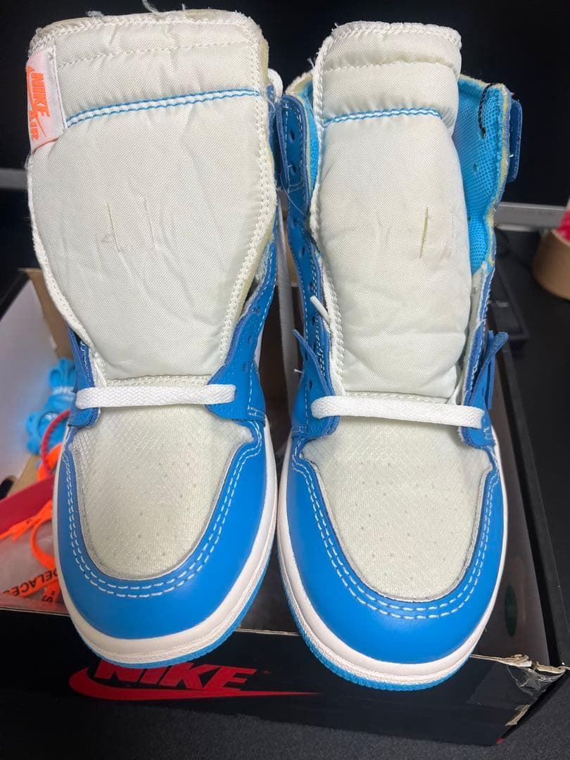 Off-White Air Jordan 1 ブルー/ホワイト 28cm