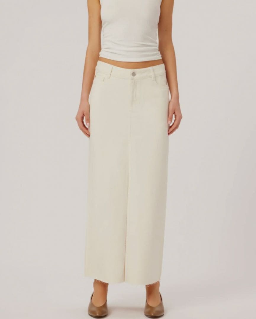 アパルトモン購入 DL1961 Asra Skirt エクリュ デニムスカート