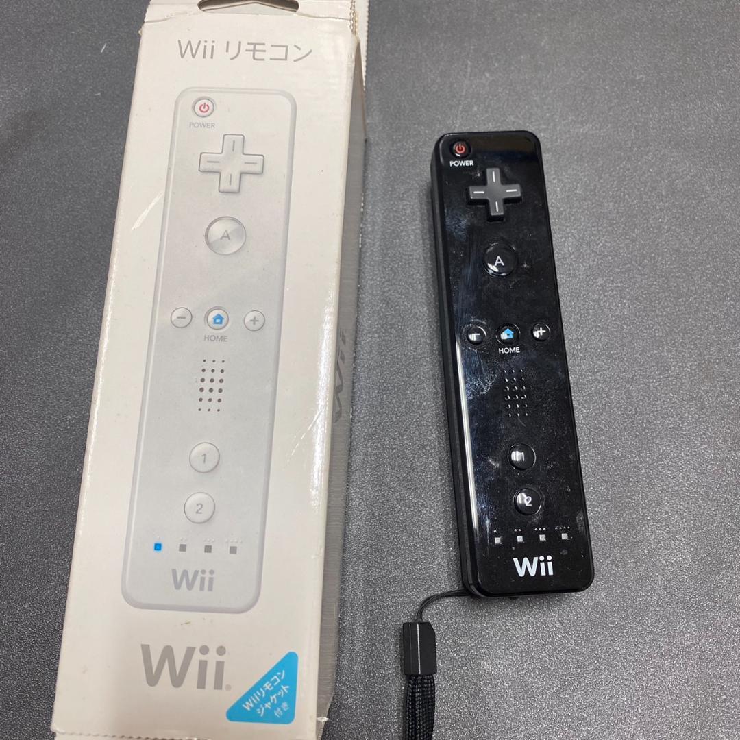 240312A ニンテンドー Wii 本体 RVL-S-KJ ブラック 箱付き