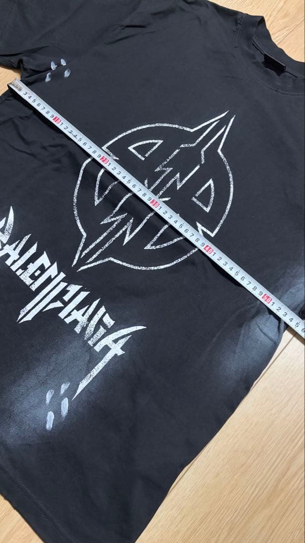 BALENCIAGA バレンシアガ　メタルロゴTシャツ　M