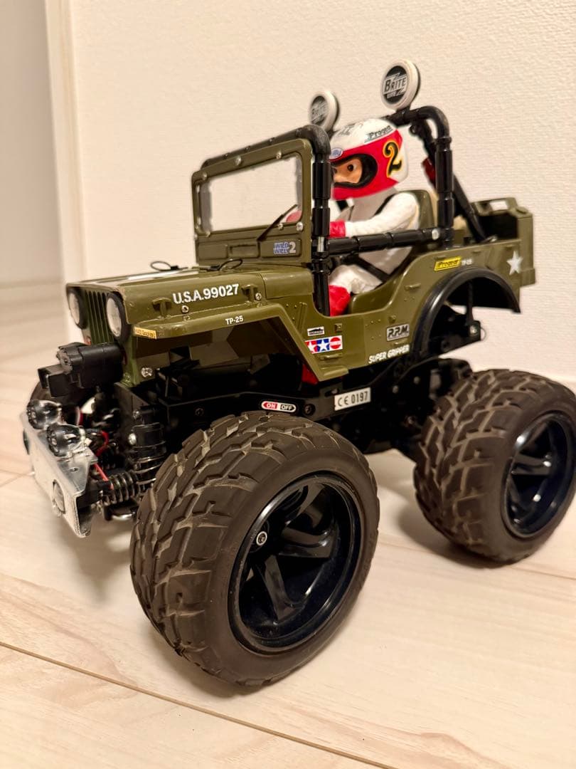 タミヤ　1/10RC ワイルドウイリー 2 タイヤ&ホイール6個付き