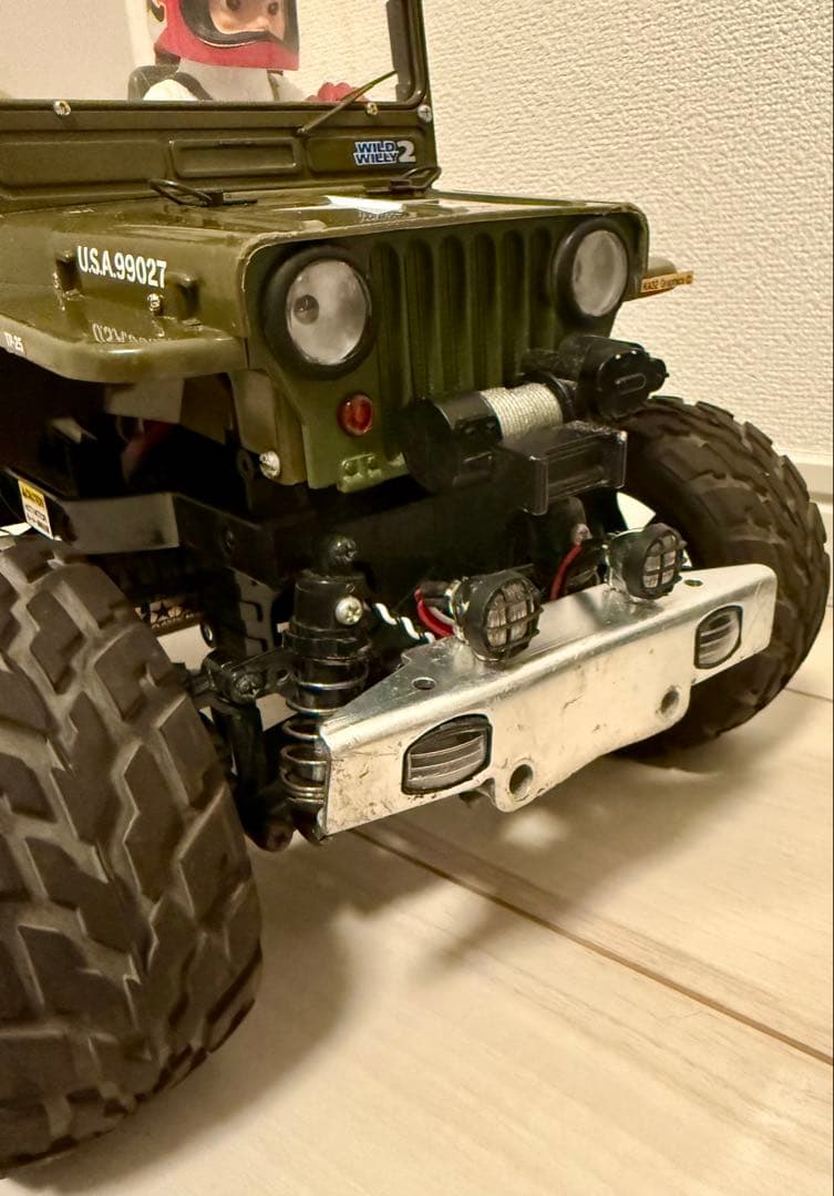 タミヤ　1/10RC ワイルドウイリー 2 タイヤ&ホイール6個付き