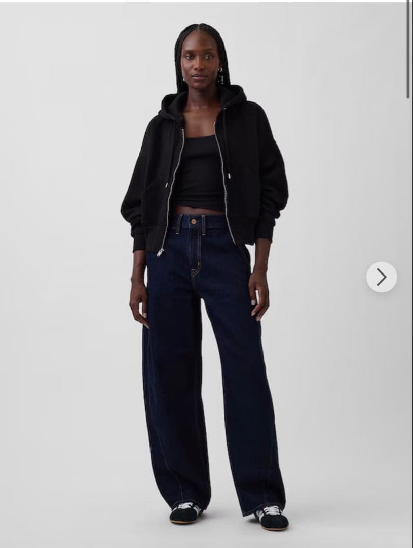 GAP ハイライズバギー バレルデニム 28