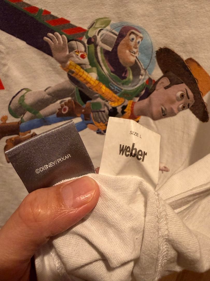 Disney/Pixar weberトイ・ストーリー Tシャツ L