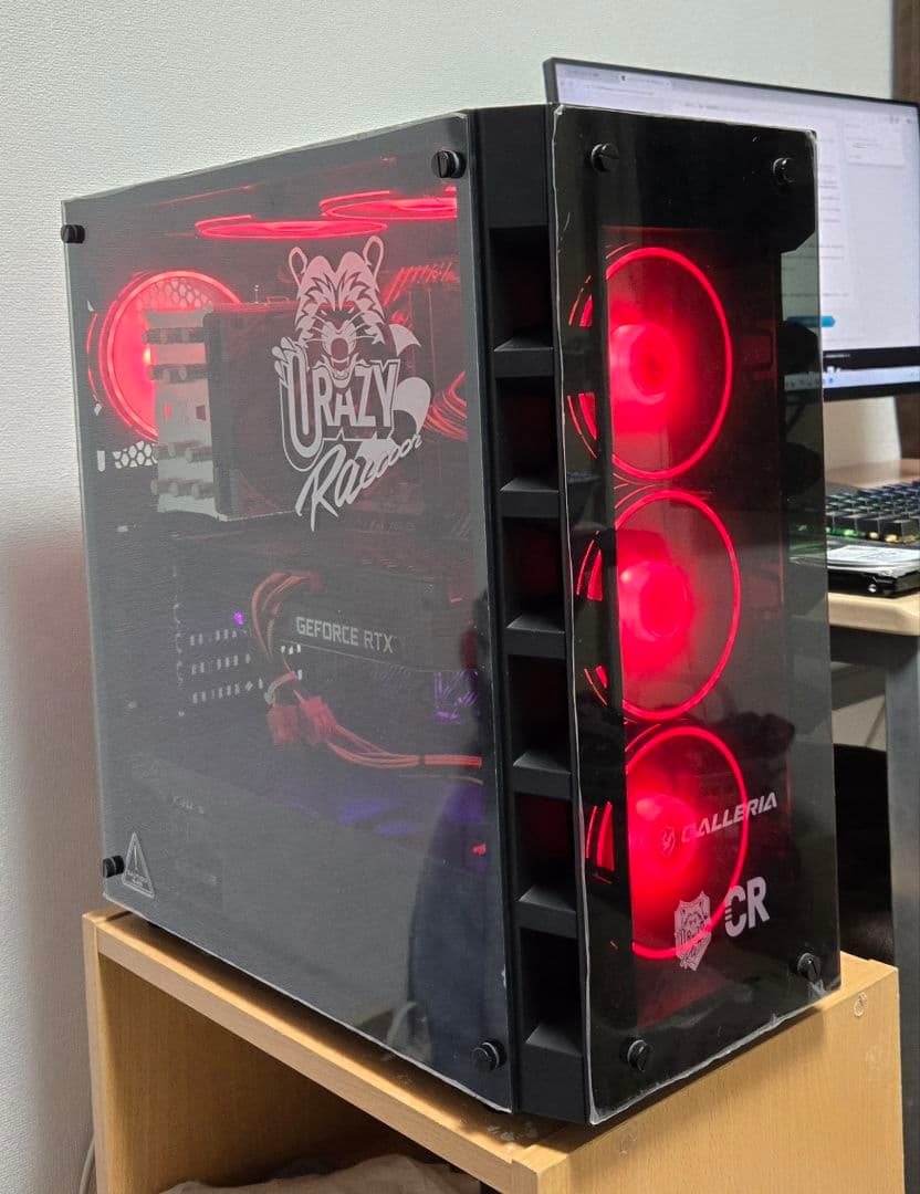 GALLERIA CRコラボ ゲーミングpc CRA7C-R37 RTX3070