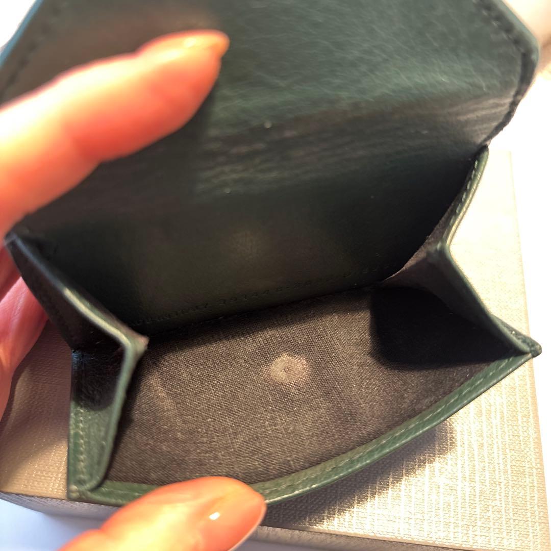 BALENCIAGA グリーン 三つ折り財布