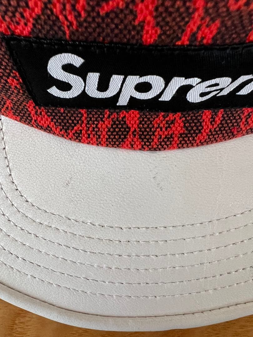 uraraSupreme ジェットキャップ レオパード柄 豹 赤 白