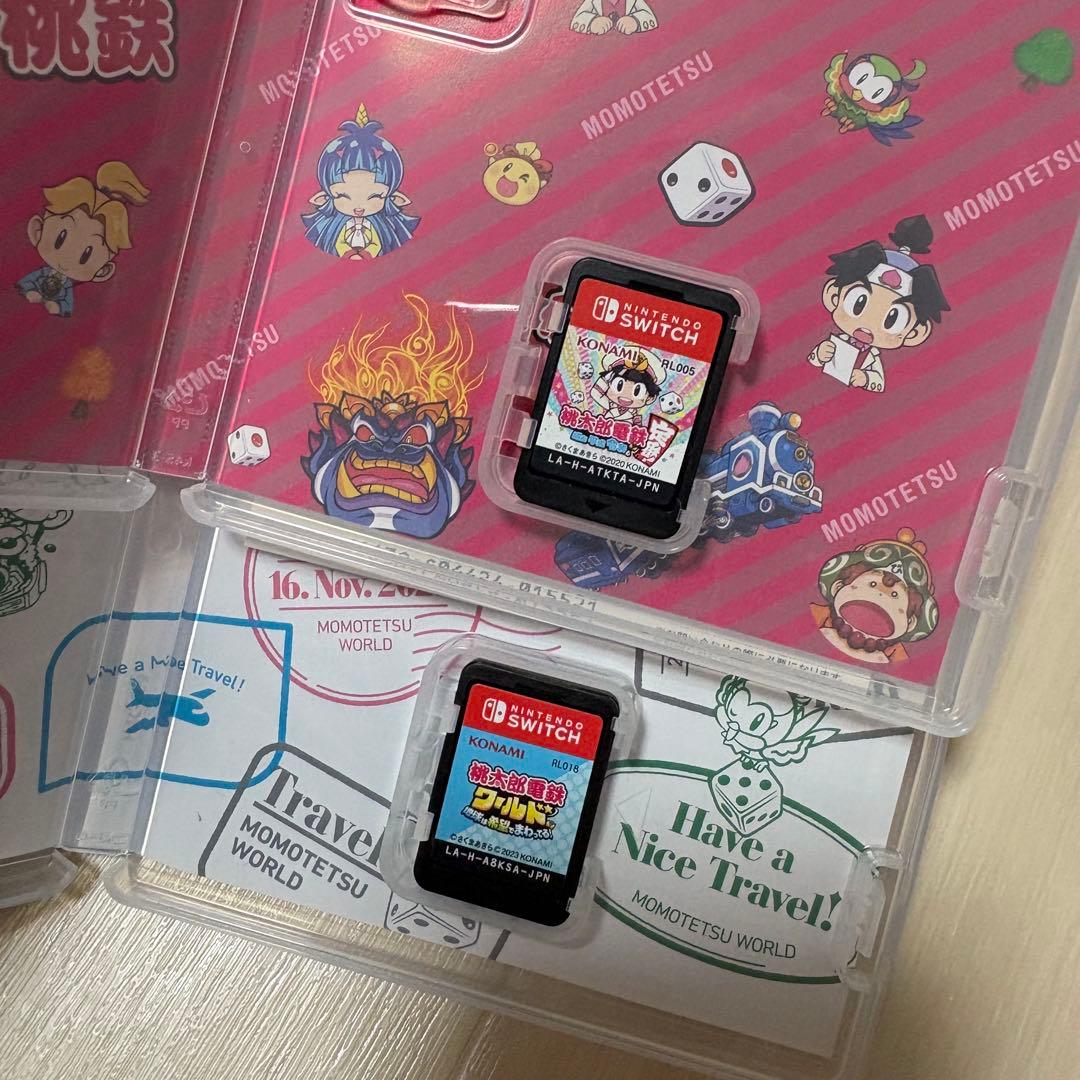 桃太郎電鉄 Switch 2本セット ワールド＆昭和平成令和も定番！ 中古 美品