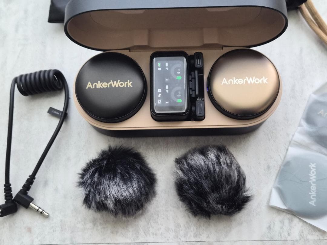 AnkerWork M650 ワイヤレスマイク ピンマイク