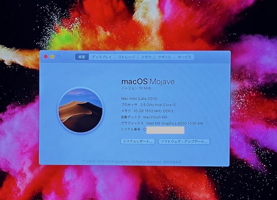 Mac mini SSD500GB【CS6 /Office /Windows】