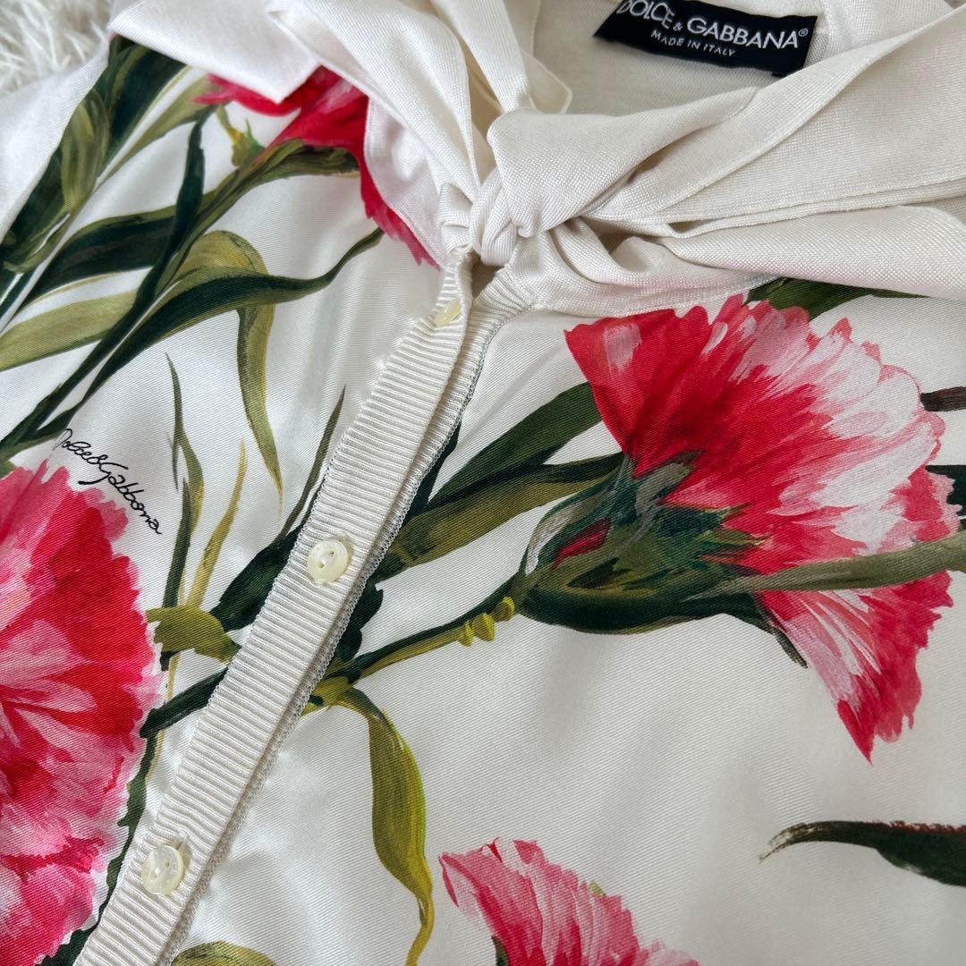 美品　DOLCE&GABBANA ドルチェ＆ガッバーナ カーディガン シルク44