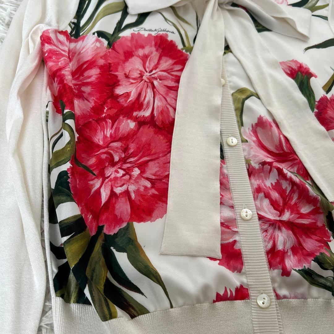 美品　DOLCE&GABBANA ドルチェ＆ガッバーナ カーディガン シルク44