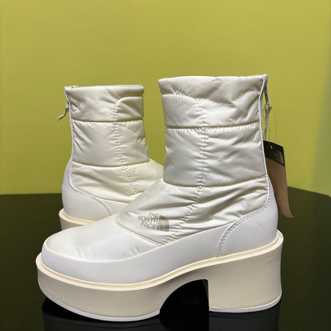 25.0cm 新品 ノースフェイス カルミア ヌプシブーツ 白 NFW52474