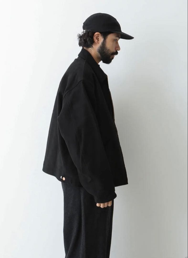 comoli モールスキンジップショートジャケット　3