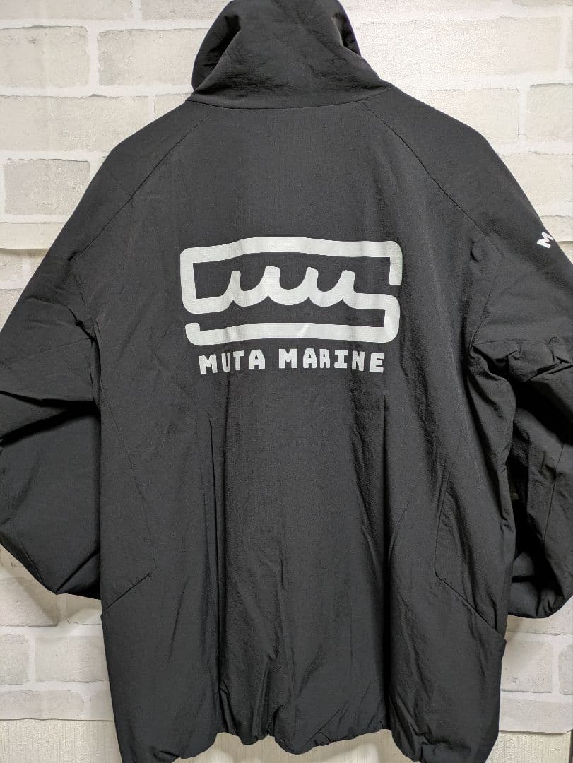 MUTA MARINE ブラックジャケット　中綿入り　サイズ7(LL)