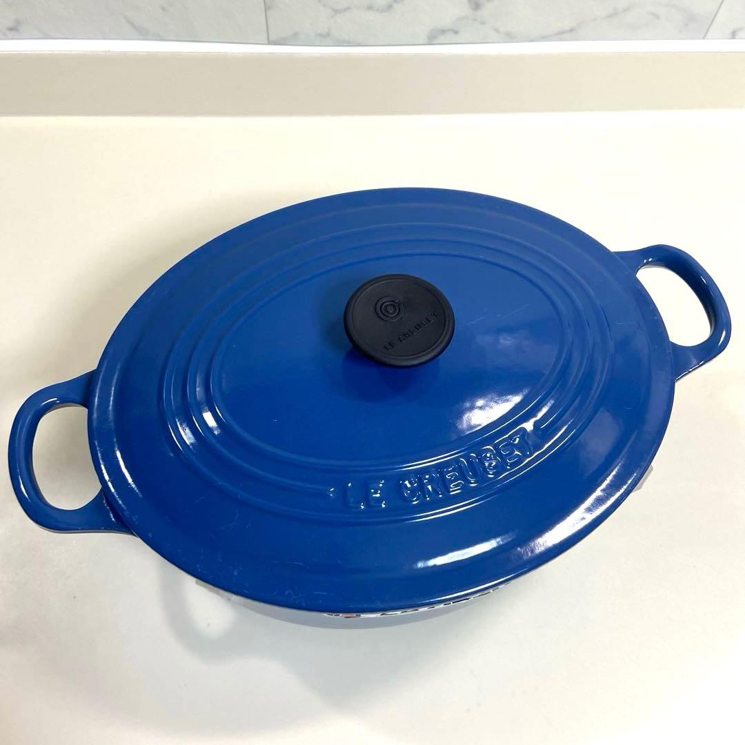 【美品】ルクルーゼ　ココット オーバル　25cm