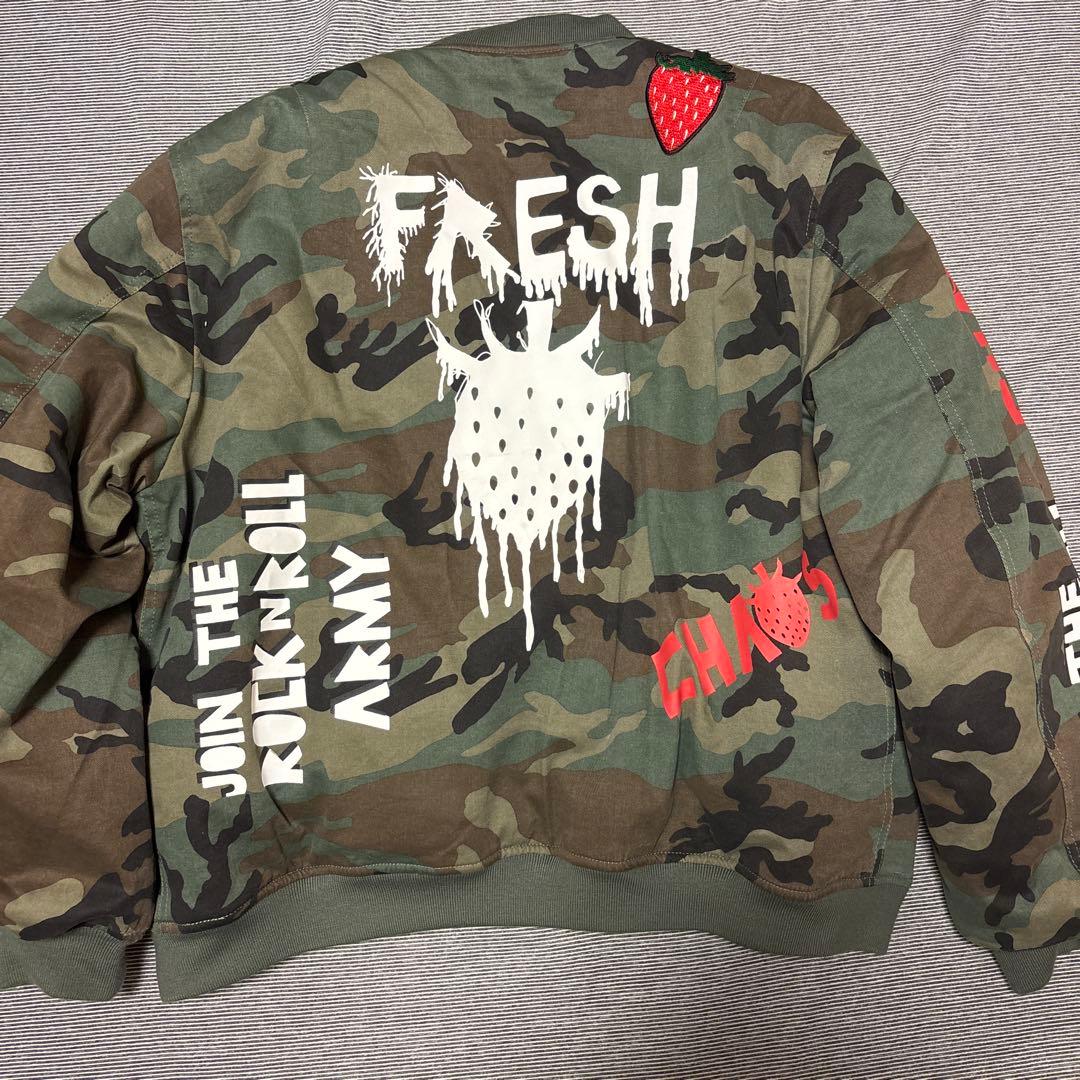 KIDILL 25aw MA-1 中綿ジャケット 44 カモフラ柄