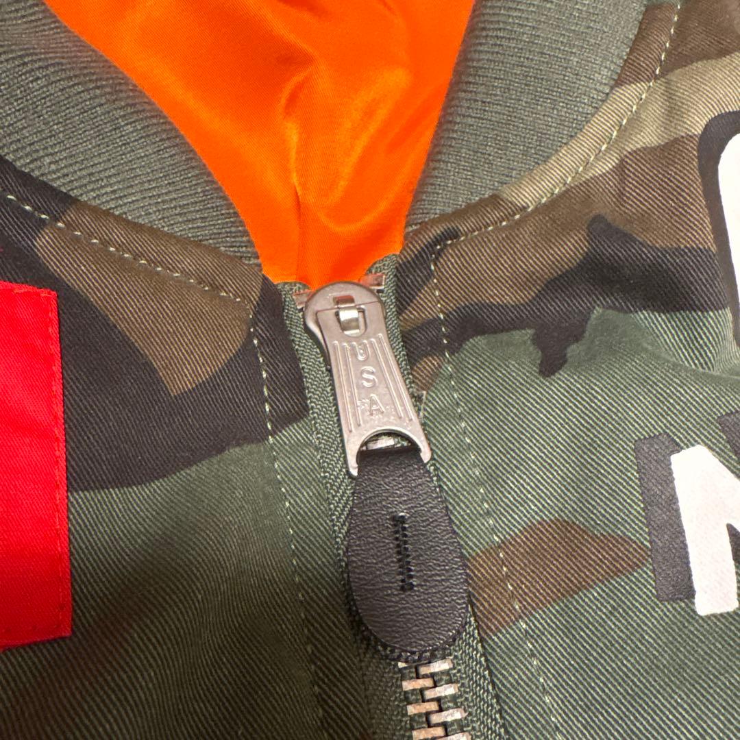 KIDILL 25aw MA-1 中綿ジャケット 44 カモフラ柄
