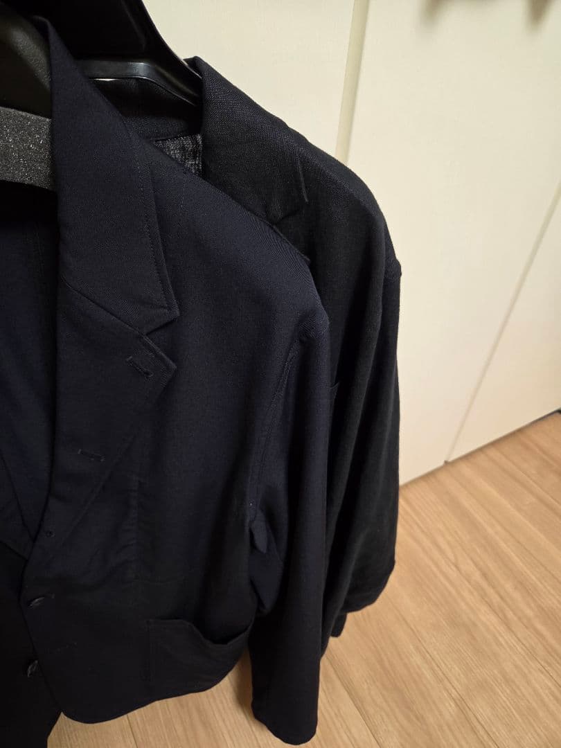 FOLLフォル/washed wool gaba set up