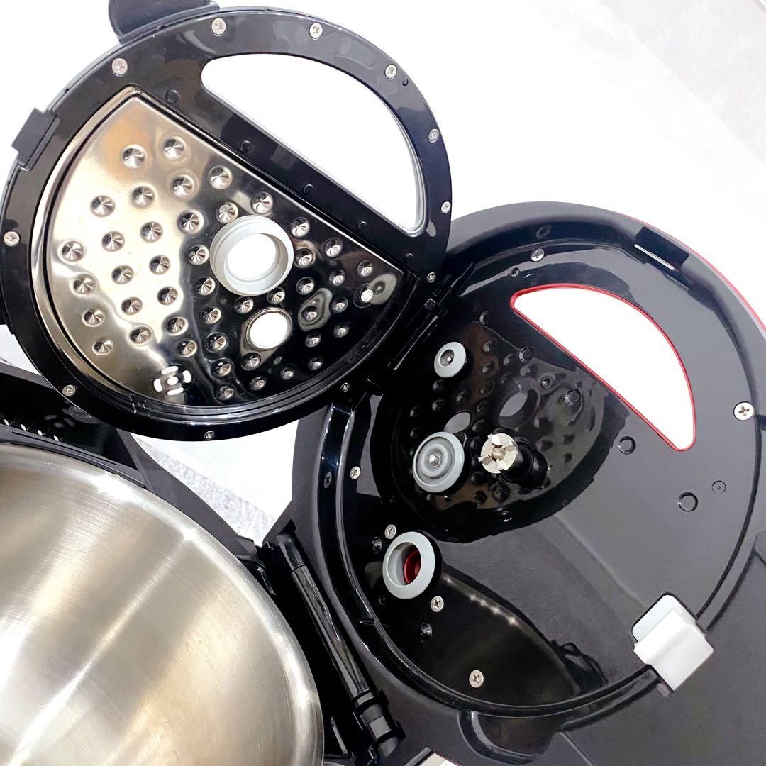 【消毒済】シャープ ヘルシオ ホットクック KN-HT99A-R 電気無水鍋 赤