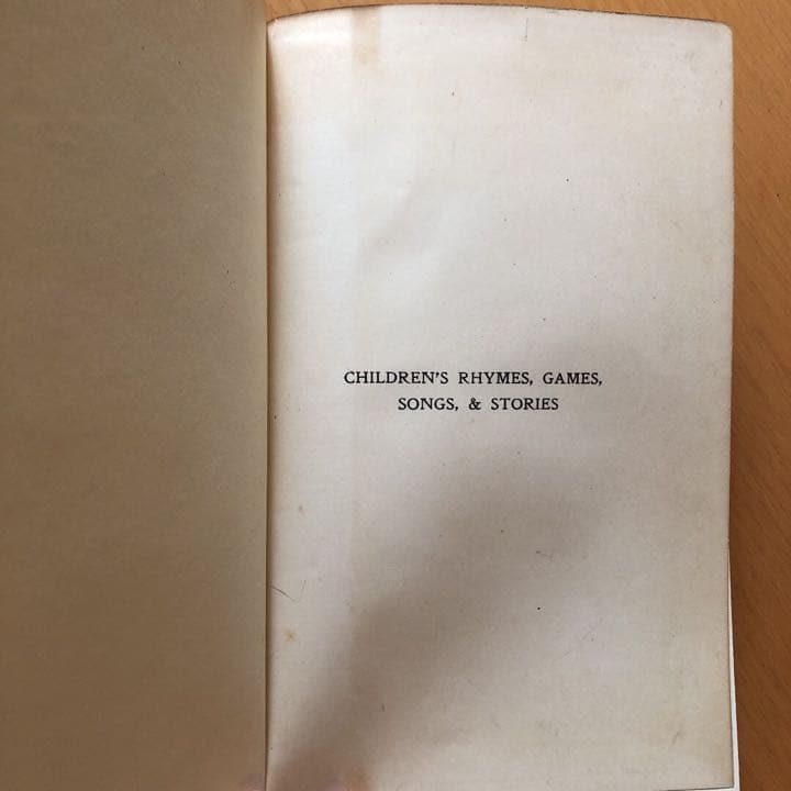 CHILDREN’S RHYMES,ETC. 洋書　アンティーク