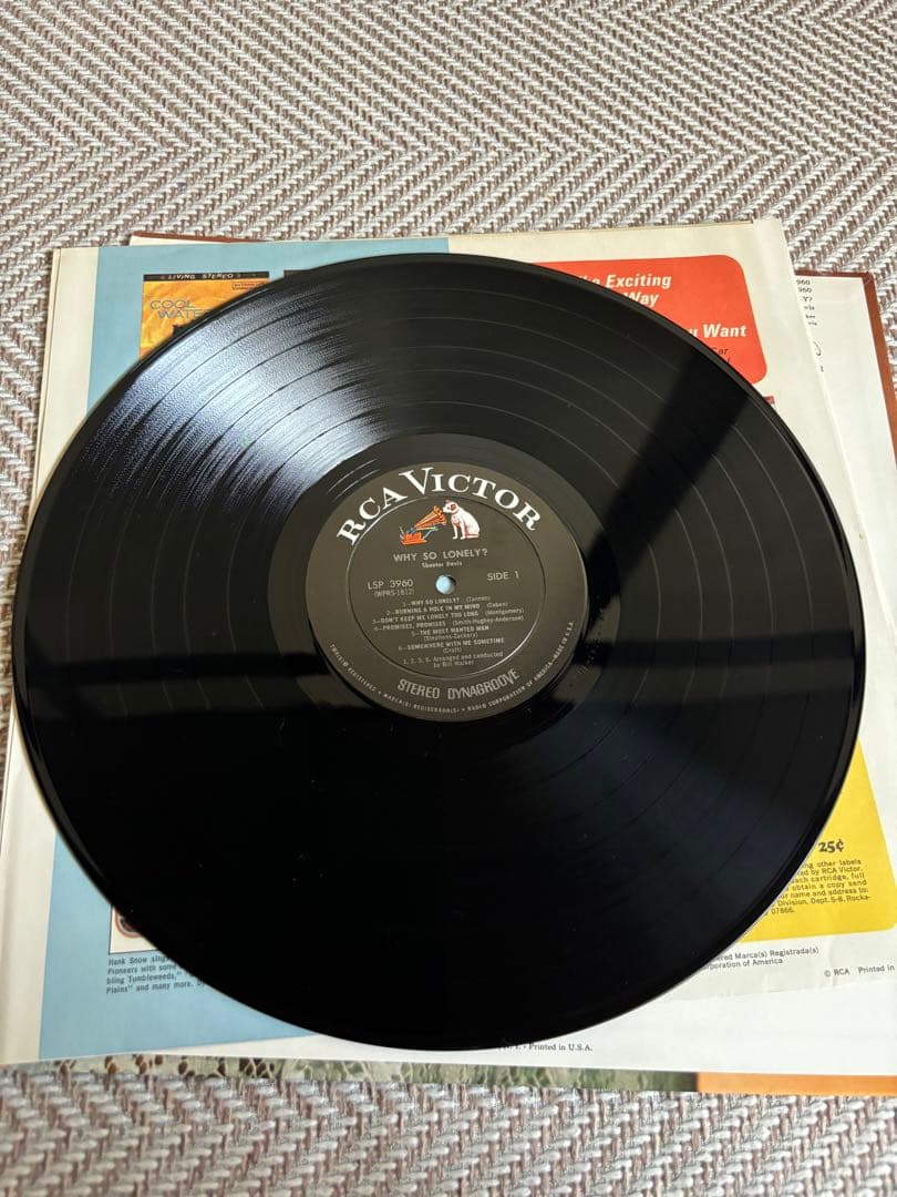 SKEETER DAVIS - WHY SO LONELY? 【LPレコード】